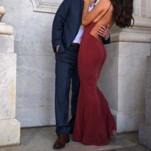 Tobi Keep it on the Low Red Dress